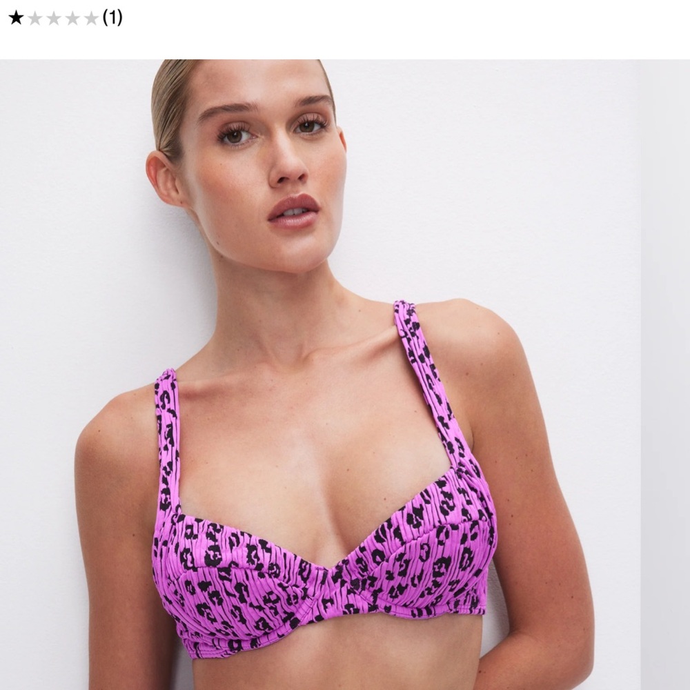 good american leopard bikini